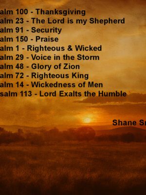 Psalms I – (Country Style)